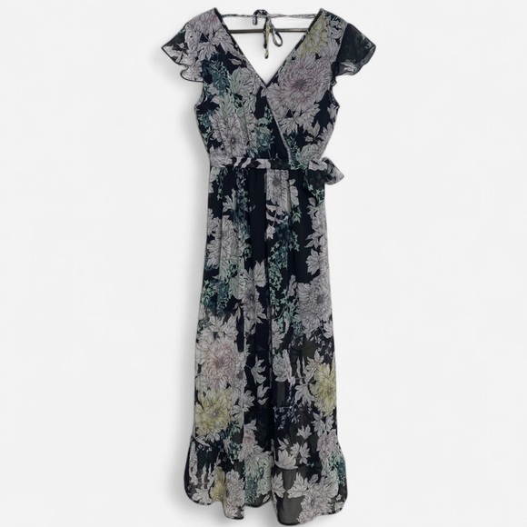 Band of Gypsies Dresses & Skirts - Band of Gypsies Floral Maxi Dress Medium Boho Whimsigoth Flowy Romantic
